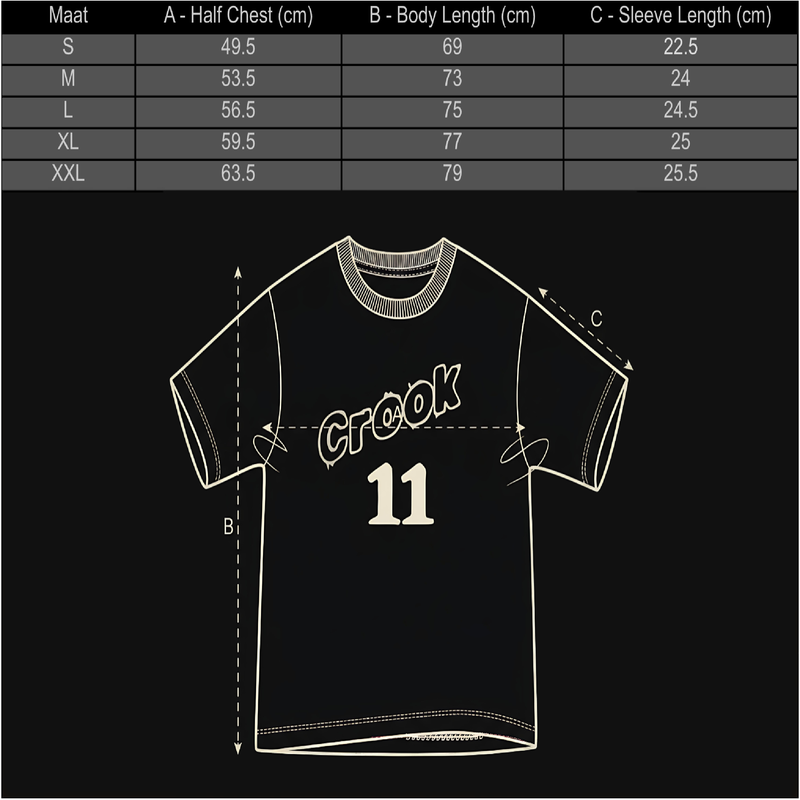 Crook WK 2026 Premium Streetwear T-Shirt S